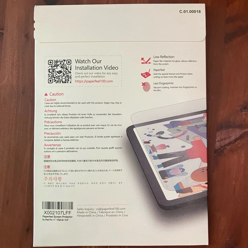 11 inch iPad paperfeel screen protector